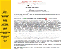 Tablet Screenshot of georgemanzcoins.com